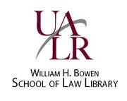 University of Arkansas at Little Rock Bowen School of Law Library Logo
